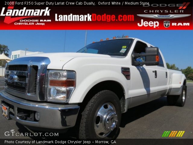 2008 Ford F350 Super Duty Lariat Crew Cab Dually in Oxford White