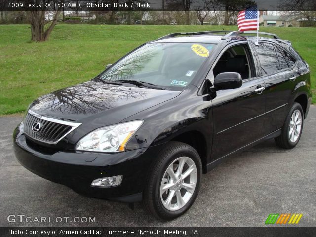 2009 Lexus RX 350 AWD in Obsidian Black