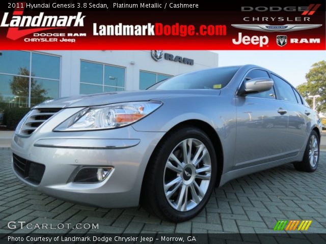 2011 Hyundai Genesis 3.8 Sedan in Platinum Metallic