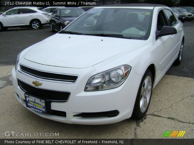 2012 Chevrolet Malibu LS in Summit White