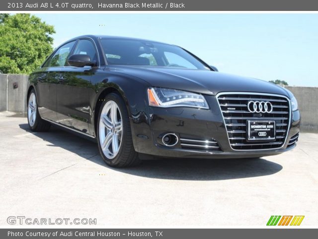 2013 Audi A8 L 4.0T quattro in Havanna Black Metallic