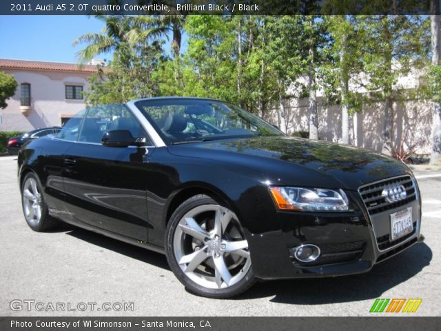 2011 Audi A5 2.0T quattro Convertible in Brilliant Black