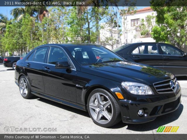 2011 Mercedes-Benz C 63 AMG in Black