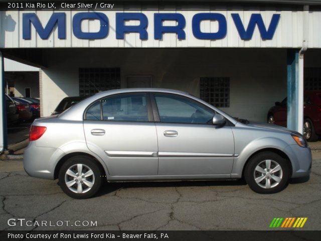 2011 Kia Rio LX in Clear Silver