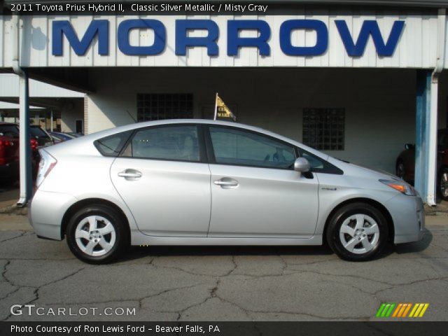 2011 Toyota Prius Hybrid II in Classic Silver Metallic