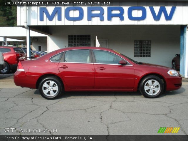 2008 Chevrolet Impala LT in Red Jewel Tintcoat