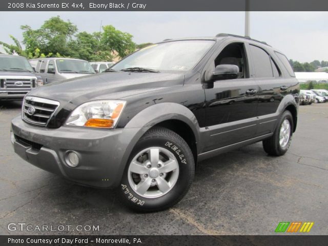 2008 Kia Sorento EX 4x4 in Ebony Black