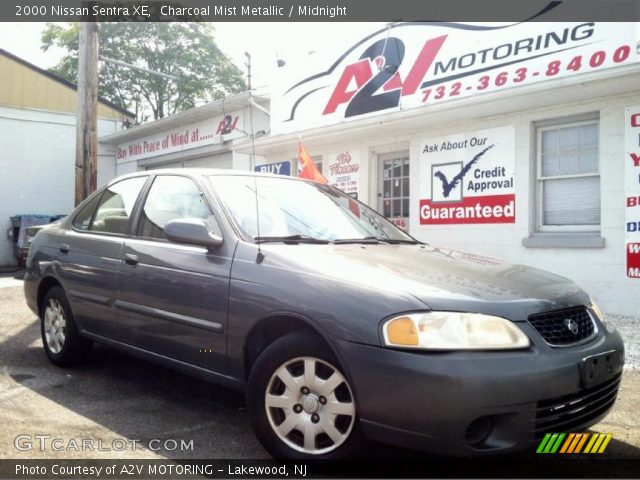2000 Nissan Sentra XE in Charcoal Mist Metallic