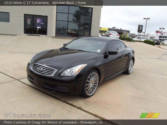 2010 Infiniti G 37 Convertible in Obsidian Black