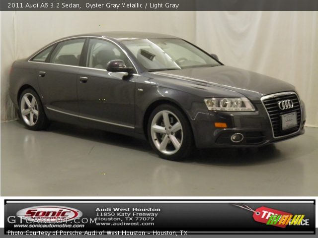 2011 Audi A6 3.2 Sedan in Oyster Gray Metallic