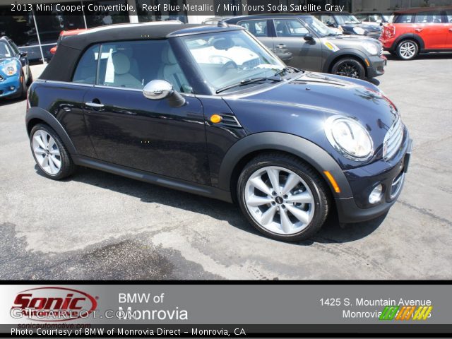 2013 Mini Cooper Convertible in Reef Blue Metallic