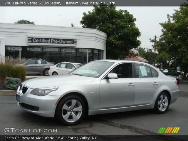 2008 BMW 5 Series 528xi Sedan in Titanium Silver Metallic