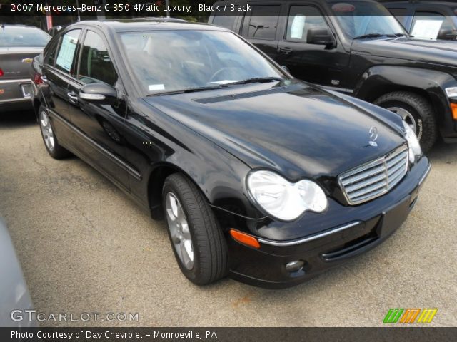 2007 Mercedes-Benz C 350 4Matic Luxury in Black