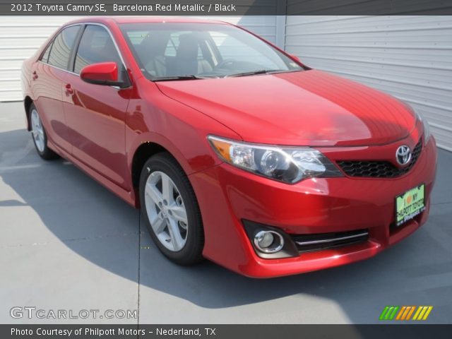2012 Toyota Camry SE in Barcelona Red Metallic