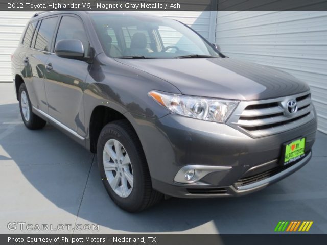 2012 Toyota Highlander V6 in Magnetic Gray Metallic