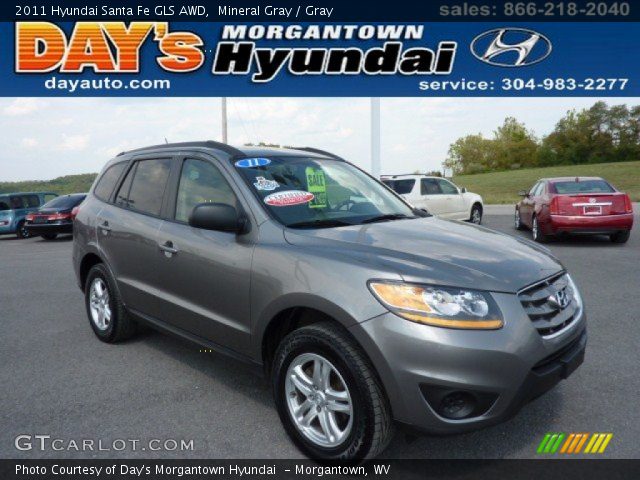 2011 Hyundai Santa Fe GLS AWD in Mineral Gray