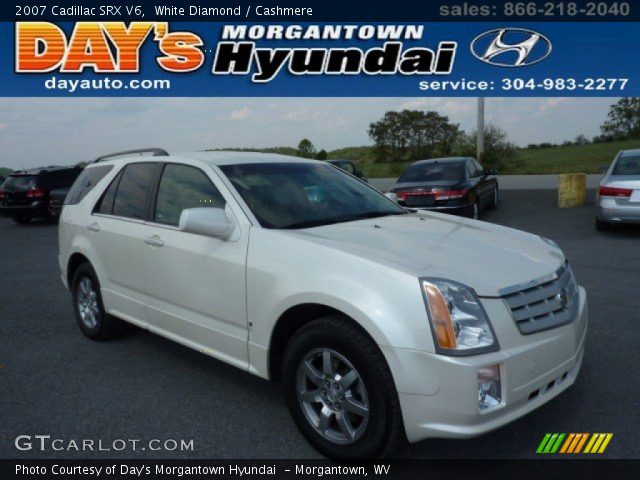 2007 Cadillac SRX V6 in White Diamond