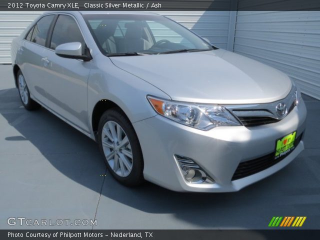 2012 Toyota Camry XLE in Classic Silver Metallic