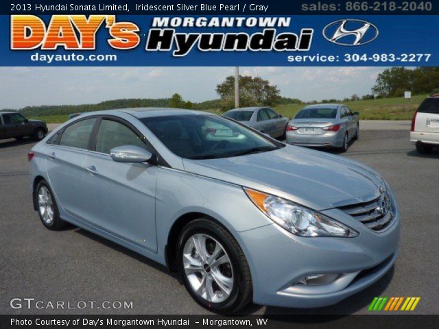 2013 Hyundai Sonata Limited in Iridescent Silver Blue Pearl