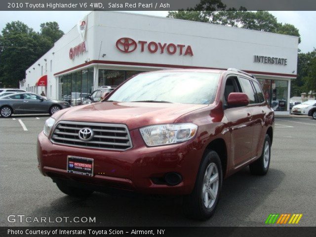 2010 Toyota Highlander V6 4WD in Salsa Red Pearl