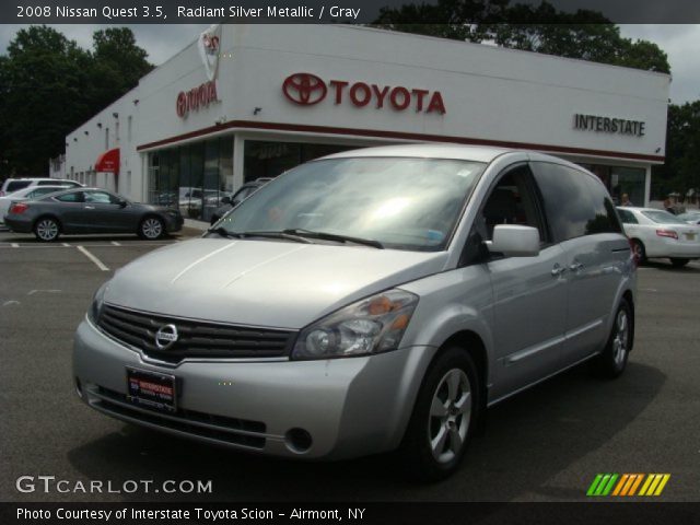 2008 Nissan Quest 3.5 in Radiant Silver Metallic