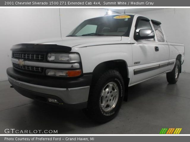 2001 Chevrolet Silverado 1500 Z71 Extended Cab 4x4 in Summit White