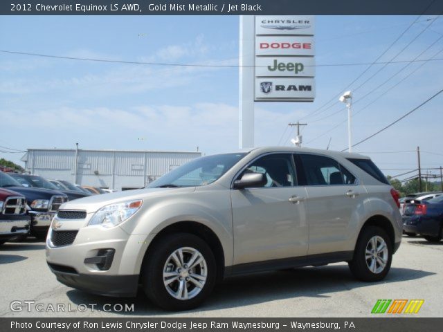 2012 Chevrolet Equinox LS AWD in Gold Mist Metallic