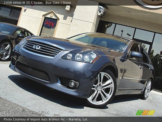 2008 Infiniti M 35 S Sedan in Blue Slate
