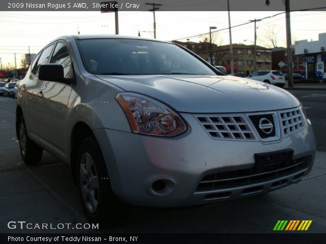 2009 Nissan Rogue S AWD in Silver Ice