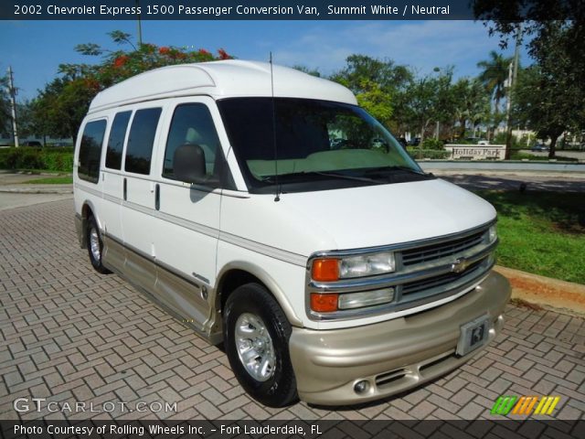 2002 Chevrolet Express 1500 Passenger Conversion Van in Summit White