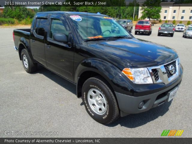 2011 Nissan Frontier S Crew Cab 4x4 in Super Black