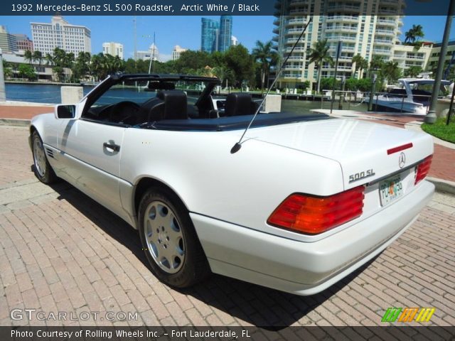 1992 Mercedes-Benz SL 500 Roadster in Arctic White