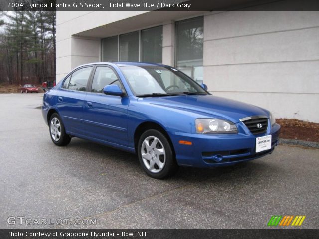 2004 Hyundai Elantra GLS Sedan in Tidal Wave Blue