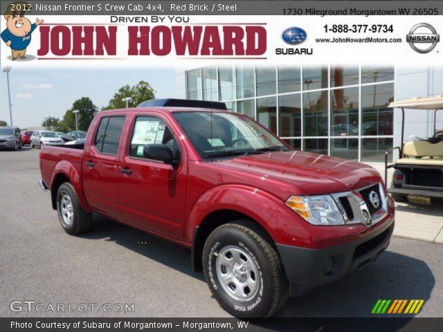 2012 Nissan Frontier S Crew Cab 4x4 in Red Brick
