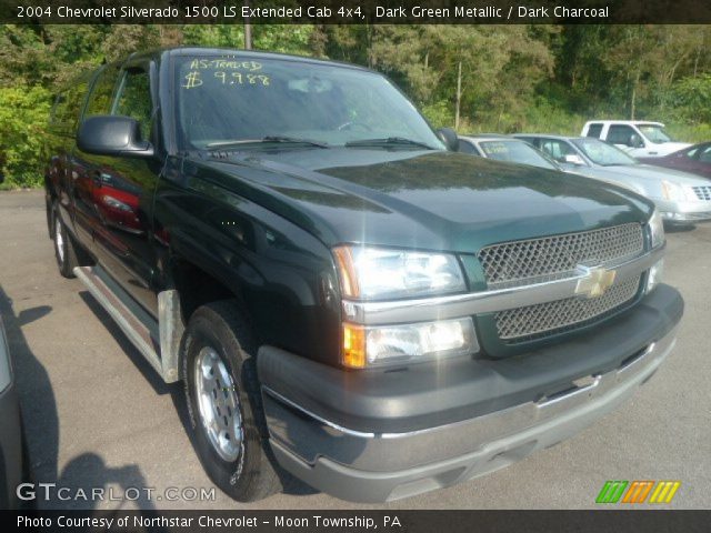 2004 Chevrolet Silverado 1500 LS Extended Cab 4x4 in Dark Green Metallic
