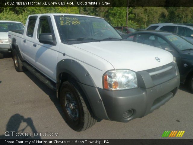 2002 Nissan Frontier XE Crew Cab 4x4 in Cloud White