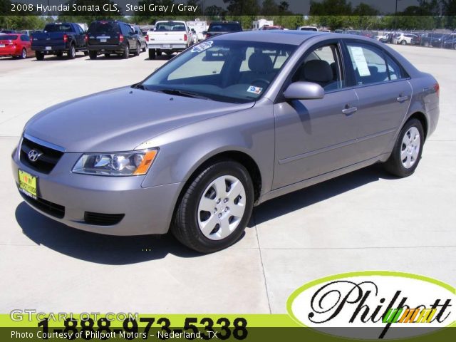 2008 Hyundai Sonata GLS in Steel Gray