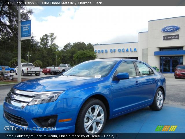 2012 Ford Fusion SE in Blue Flame Metallic