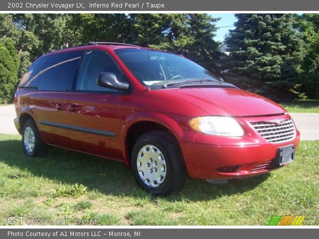 2002 Chrysler Voyager LX in Inferno Red Pearl