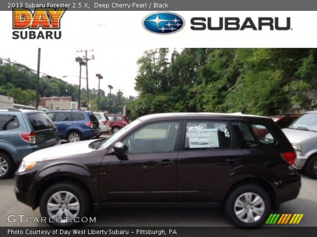 2013 Subaru Forester 2.5 X in Deep Cherry Pearl