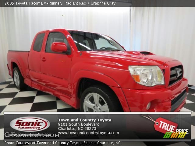 2005 Toyota Tacoma X-Runner in Radiant Red