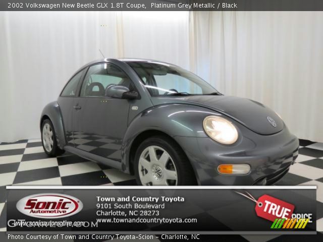 2002 Volkswagen New Beetle GLX 1.8T Coupe in Platinum Grey Metallic