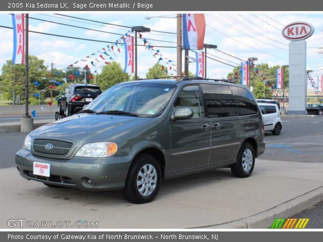 2005 Kia Sedona LX in Sage Green Metallic