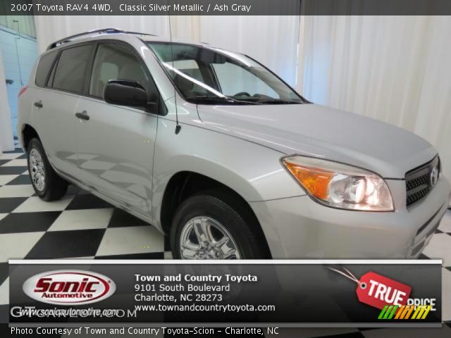 2007 Toyota RAV4 4WD in Classic Silver Metallic