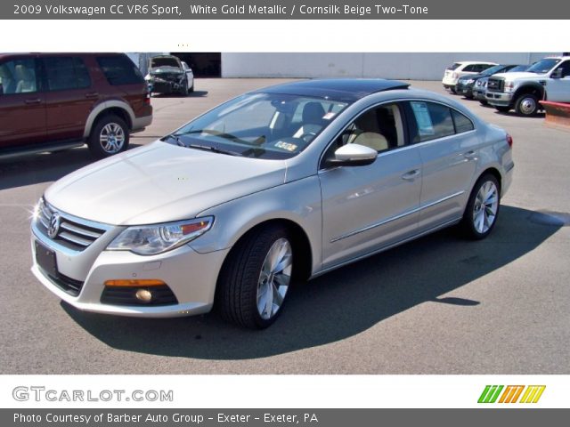 2009 Volkswagen CC VR6 Sport in White Gold Metallic