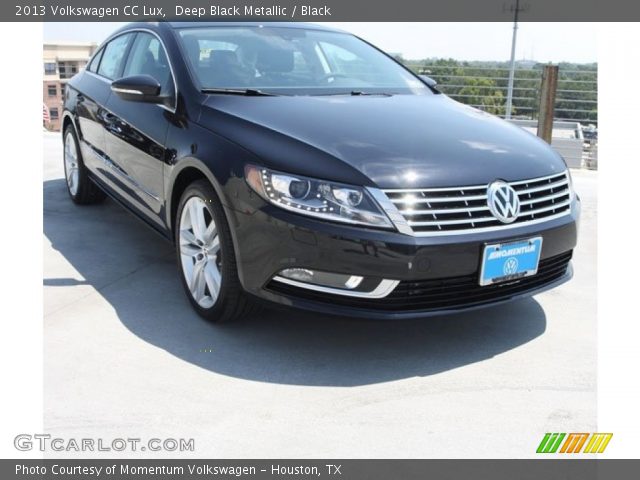 2013 Volkswagen CC Lux in Deep Black Metallic