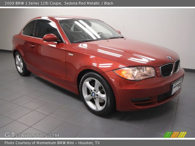 2009 BMW 1 Series 128i Coupe in Sedona Red Metallic