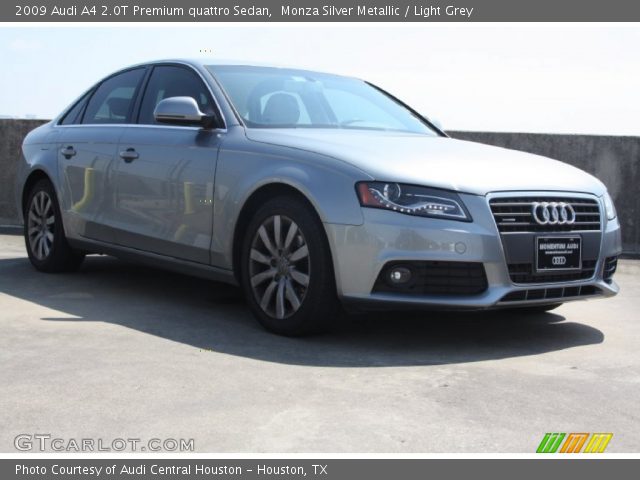 2009 Audi A4 2.0T Premium quattro Sedan in Monza Silver Metallic