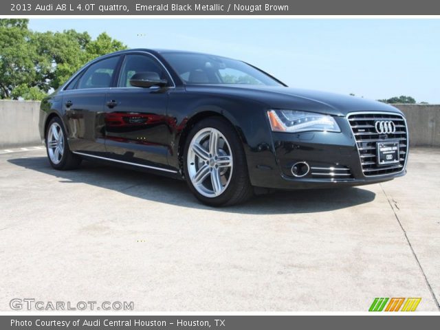 2013 Audi A8 L 4.0T quattro in Emerald Black Metallic