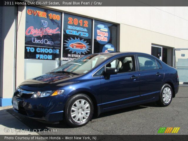 2011 Honda Civic DX-VP Sedan in Royal Blue Pearl